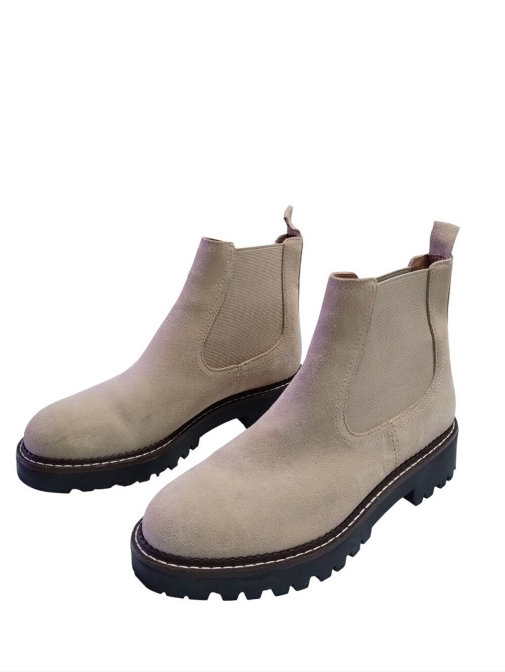 Caslon Miller 2 Water Resistant Suede Chelsea Boot Women's 7.5 Lug Soles